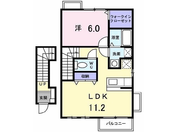 ヴェルジュＭ　Ⅰ・Ⅱの物件間取画像